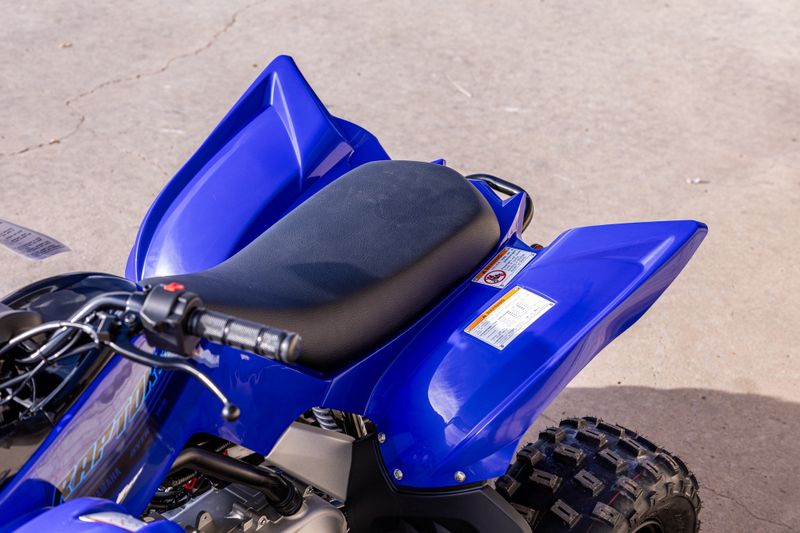 2024 YAMAHA Raptor 110 in a BLUE exterior color. Family PowerSports (877) 886-1997 familypowersports.com 