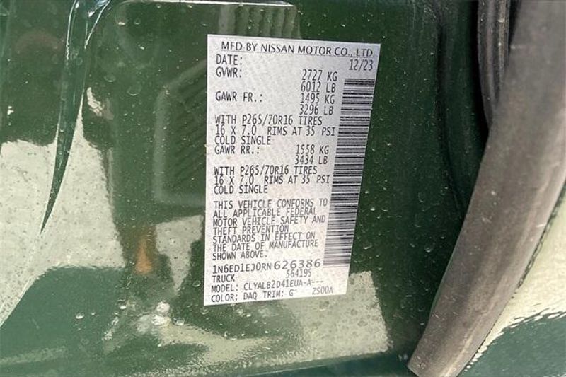 Used 2024 Nissan Frontier SVImage 33