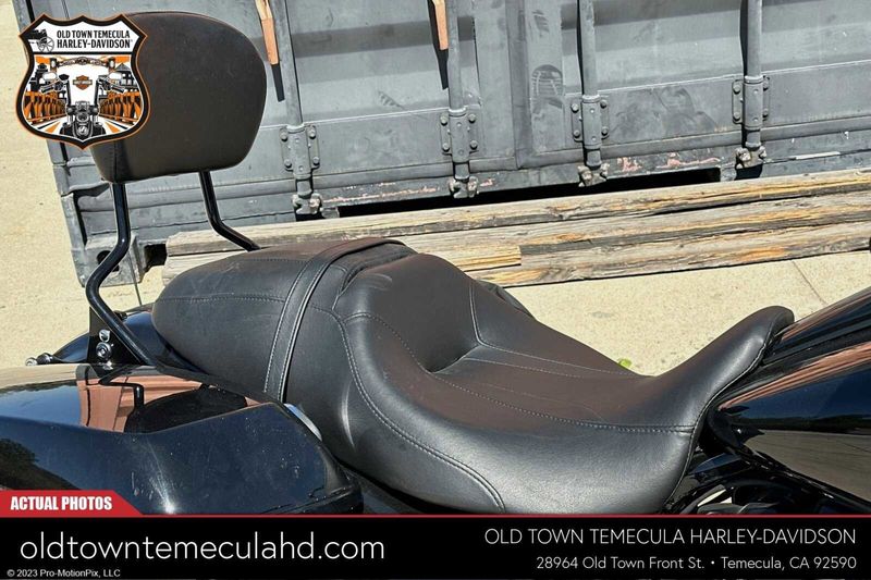 2023 Harley-Davidson Road Glide in a Black exterior color. BMW Motorcycles of Temecula – Southern California (951) 506-6903 bmwmotorcyclesoftemecula.com 