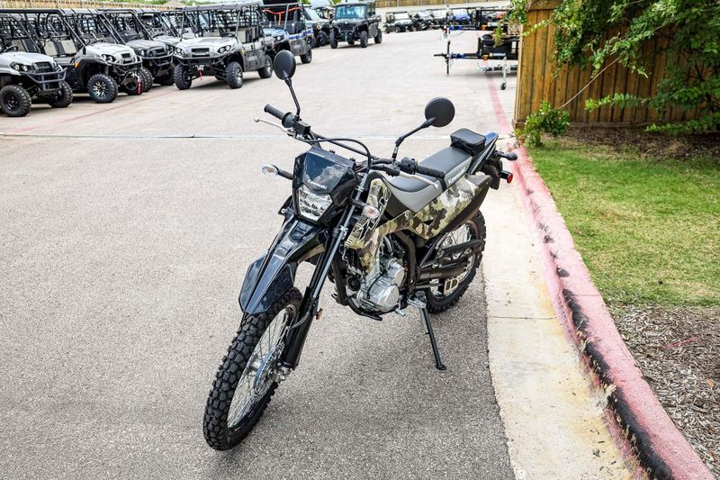 New 2026 Kawasaki KLX 300  CYPHER CAMO BEIGE AND EBONY Image 28