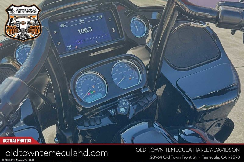 2023 Harley-Davidson Road Glide in a Black exterior color. BMW Motorcycles of Temecula – Southern California (951) 506-6903 bmwmotorcyclesoftemecula.com 