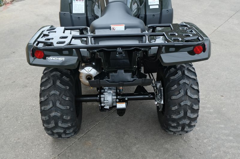 2025 Honda RANCHER 4X4 BLACK FOREST GREEN Image 5