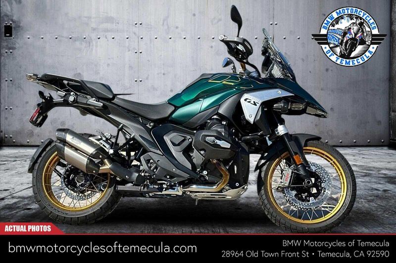 2024 BMW R 1300 GS in a AURELIUS GREEN METALLIC exterior color. BMW Motorcycles of Temecula – Southern California (951) 506-6903 bmwmotorcyclesoftemecula.com 