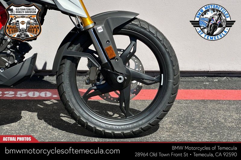 2024 BMW G 310 GS in a RACING RED exterior color. BMW Motorcycles of Temecula – Southern California (951) 506-6903 bmwmotorcyclesoftemecula.com 