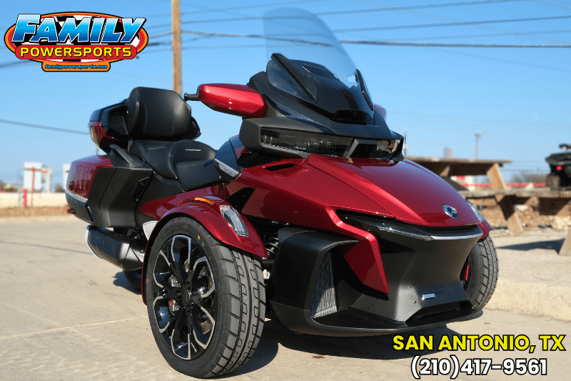 2025 Can-Am SPYDER RT LIMITED DEEP MARSALA METALLIC WITH PLATINUM ACCENTSImage 1