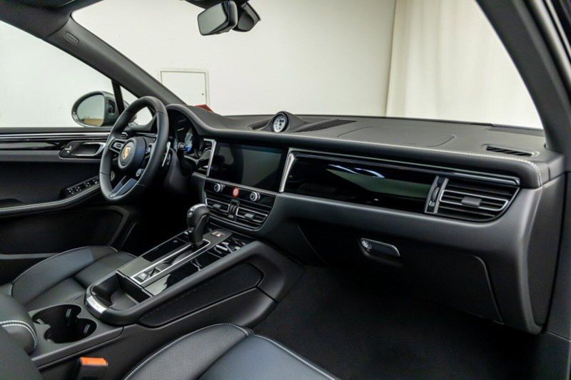 2024 Porsche Macan T in a Black exterior color and Black w/Chalk Stitchinginterior. Lotus Manhattan 347-395-5714 lotusmanhattan.com 