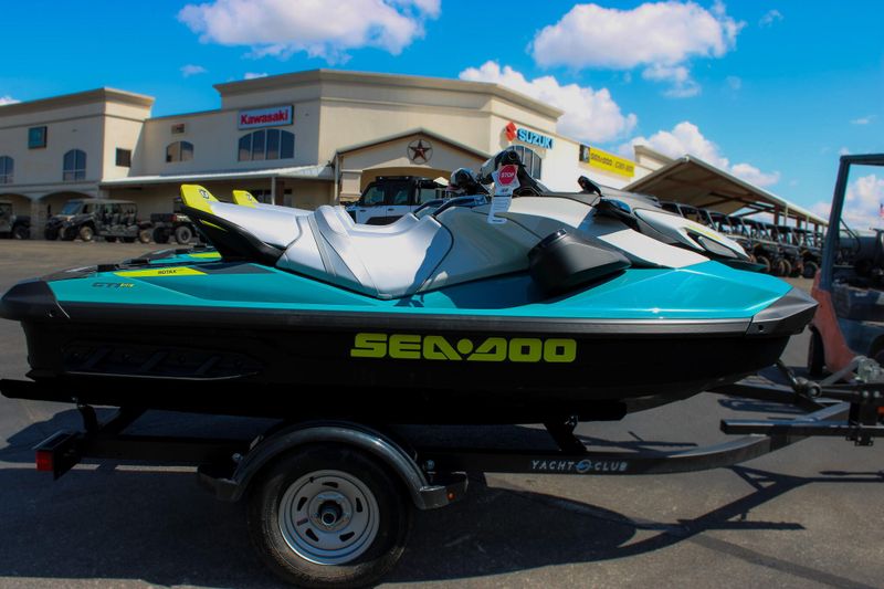 2025 SEADOO GTI SE 130 WITH SOUND SYSTEM IDF TEAL BLUE AND MANTA GREEN Image 1