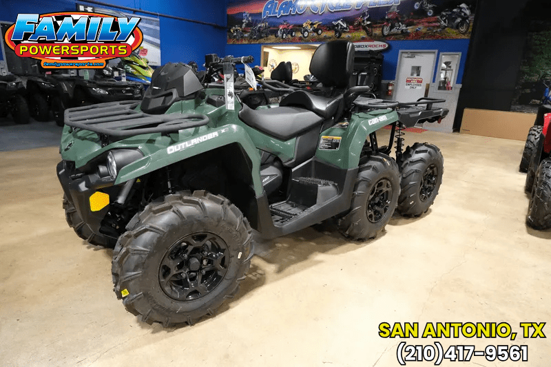 2024 Can-Am OUTLANDER MAX 6X6 DPS 450 TUNDRA GREENImage 1