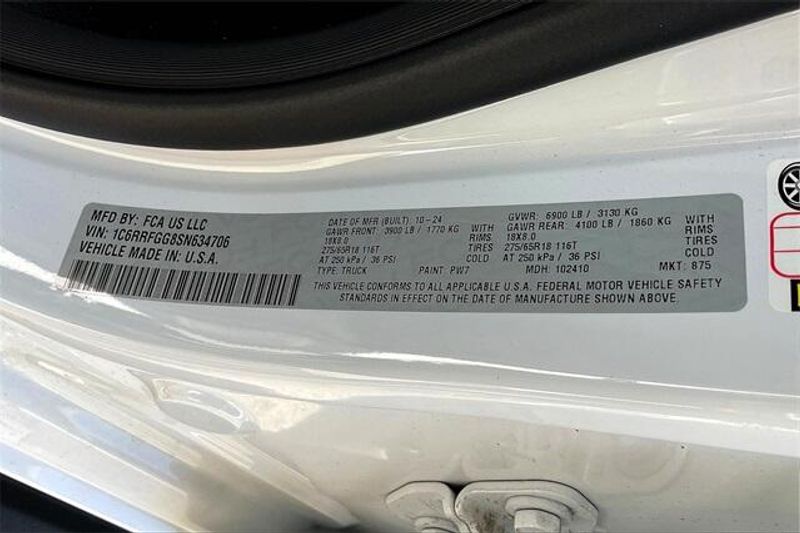 2025 RAM 1500 Tradesman Crew Cab 4x4 5