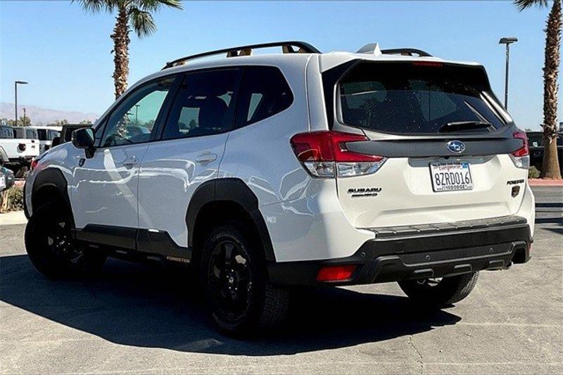 2022 Subaru Forester Wilderness in a Crystal White Pearl exterior color and Blackinterior. I-10 Chrysler Dodge Jeep Ram (760) 565-5160 pixelmotiondemo.com 