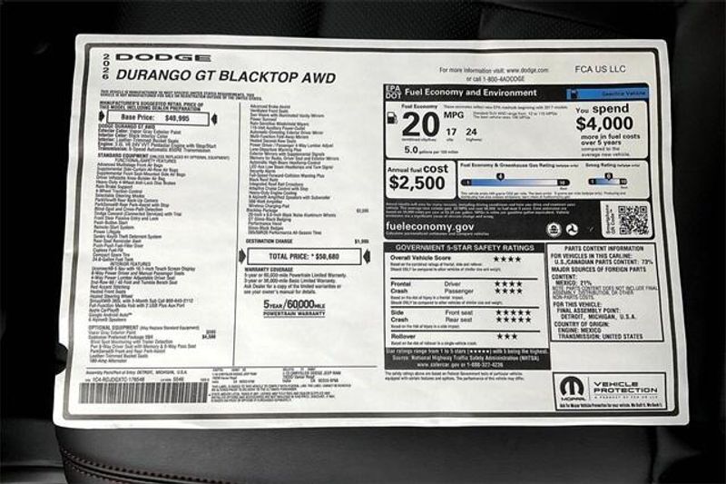 New 2026 Dodge Durango Gt Plus AwdImage 15