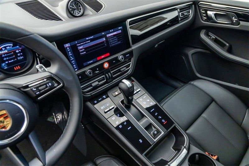 2024 Porsche Macan  in a Volcano Grey Metallic exterior color and Blackinterior. Lotus Manhattan 347-395-5714 lotusmanhattan.com 