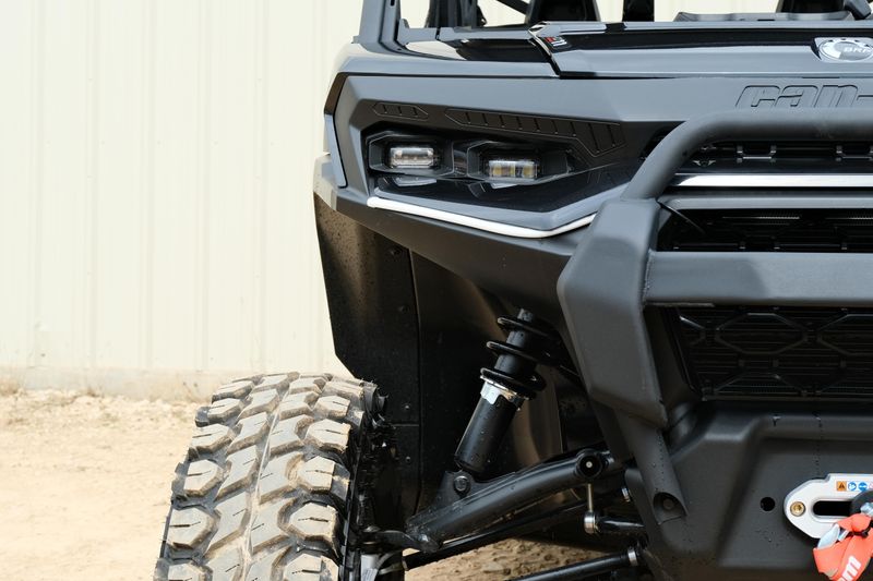 NEW 2026 CAN-AM DEFENDER MAX XT HD11 WITH 1025 INCH TOUCHSCREEN  in a STEALTH BLACK exterior color. Family PowerSports (877) 886-1997 familypowersports.com 