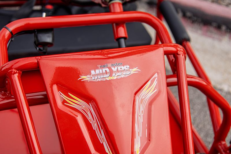 NEW 2025 TRAILMASTER MID XRS  in a RED exterior color. Family PowerSports (877) 886-1997 familypowersports.com 