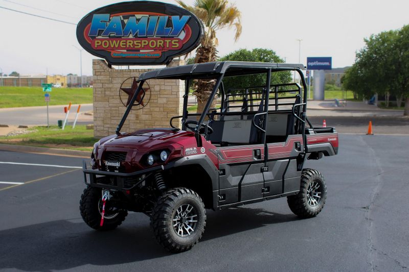 2026 Kawasaki MULE PROFXT 1000 LE PLATINUM RANCH EDITION METALLIC DEEP RED Image 4