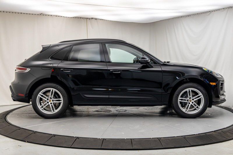 2024 Porsche Macan  in a Black exterior color and Black/Mojave Beigeinterior. Lotus Manhattan 347-395-5714 lotusmanhattan.com 