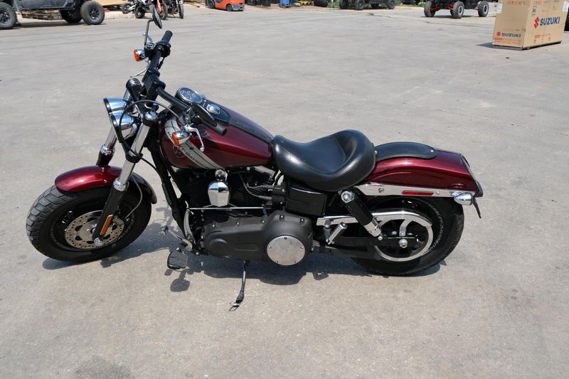 Used 2015 HARLEY DYNA FAT BOB MAROON Image 6