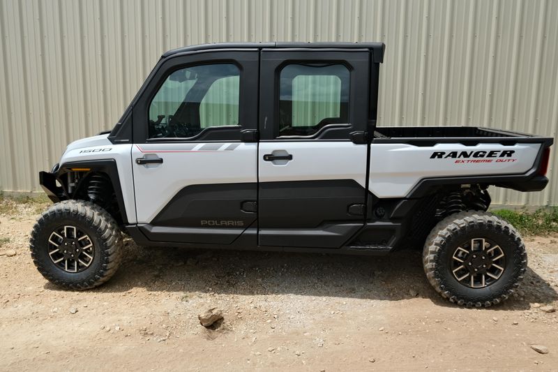 New 2025 Polaris RANGER CREW XD 1500 NORTHSTAR EDITION ULTIMATE GHOST WHITE METALLIC SMOKE Image 6