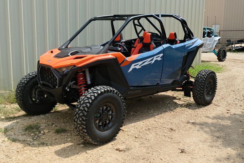 2025 Polaris RZR PRO S 4 PREMIUM ORANGE RUST AND ZENITH BLUE Image 9