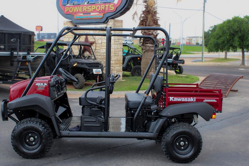 2025 Kawasaki MULE 4010 TRANS4X4 DARK ROYAL RED Image 8