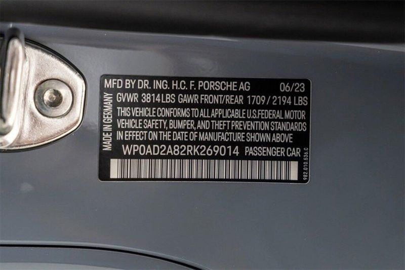 2024 Porsche 718 Cayman GTS 4.0 in a Arctic Grey exterior color and Blackinterior. Lotus Manhattan 347-395-5714 lotusmanhattan.com 