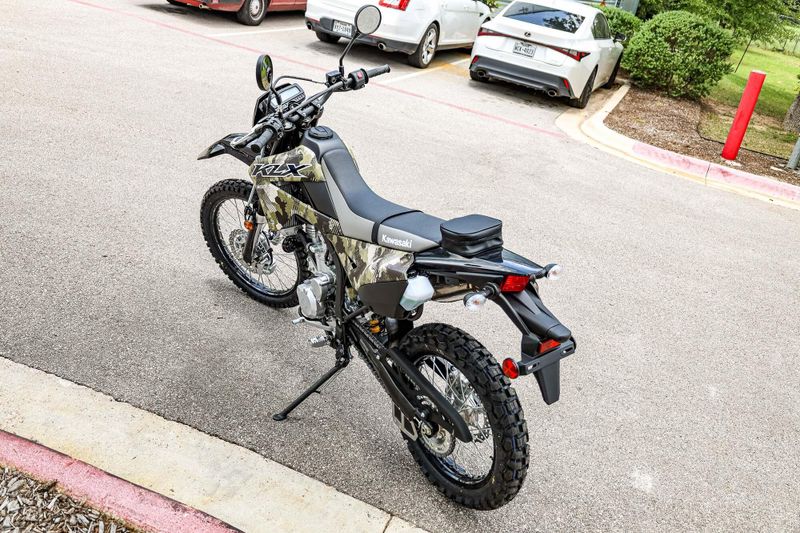 New 2026 Kawasaki KLX 300  CYPHER CAMO BEIGE AND EBONY Image 30
