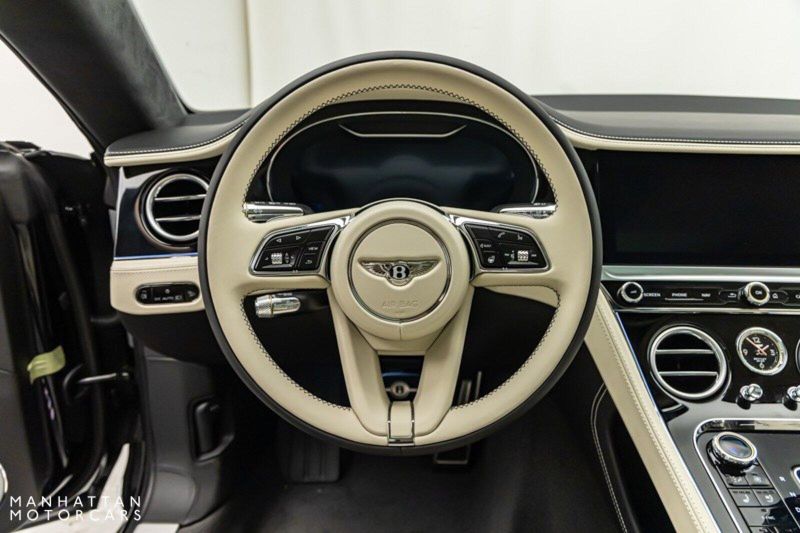 2024 Bentley Continental GT Azure V8 in a Onyx Metallic exterior color and Linen & Belugainterior. Lotus Manhattan 347-395-5714 lotusmanhattan.com 