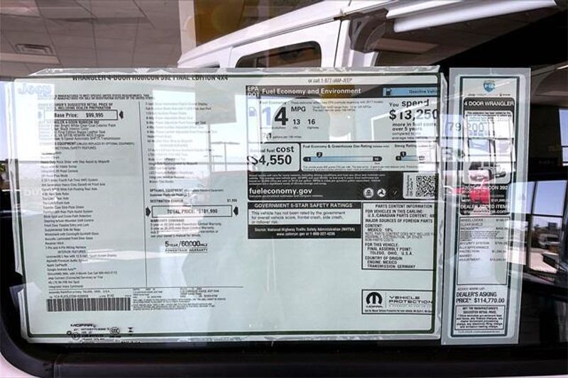 New 2025 Jeep Wrangler 4-door Rubicon 392Image 16