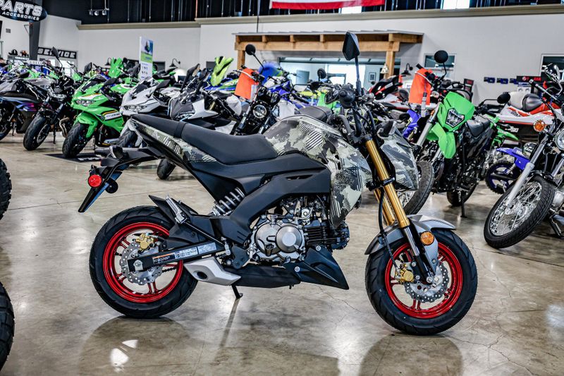 2025 Kawasaki Z125 PRO  CYPHER CAMO TANImage 12