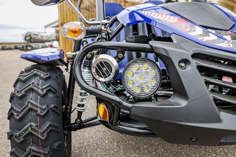 2024 TRAILMASTER BLAZER 200EX BLUE AND GREEN Image 9