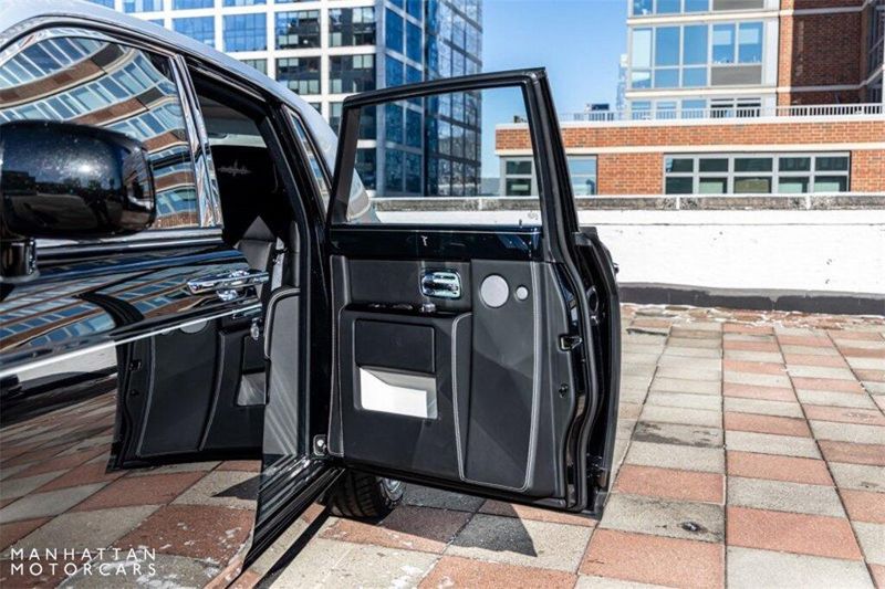 2017 Rolls-Royce Phantom Manhattan Edition in a Black exterior color and Black with Artic White accents finterior. Lotus Manhattan 347-395-5714 lotusmanhattan.com 