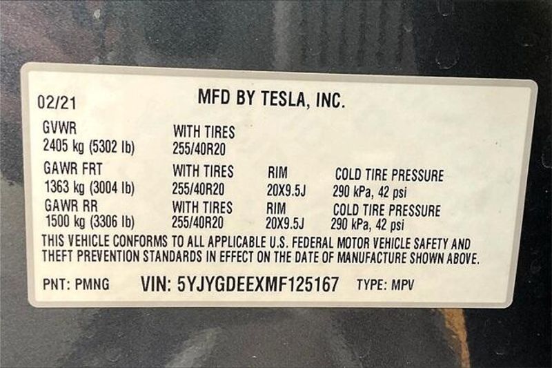 2021 Tesla Model Y Long RangeImage 33