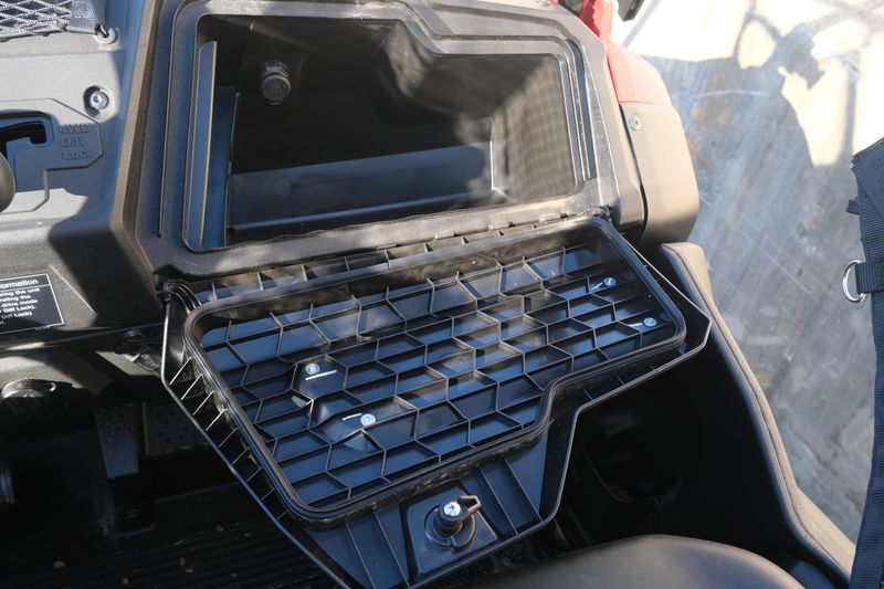 NEW 2026 HONDA PIONEER 7004  in a HERO RED exterior color. Family PowerSports (877) 886-1997 familypowersports.com