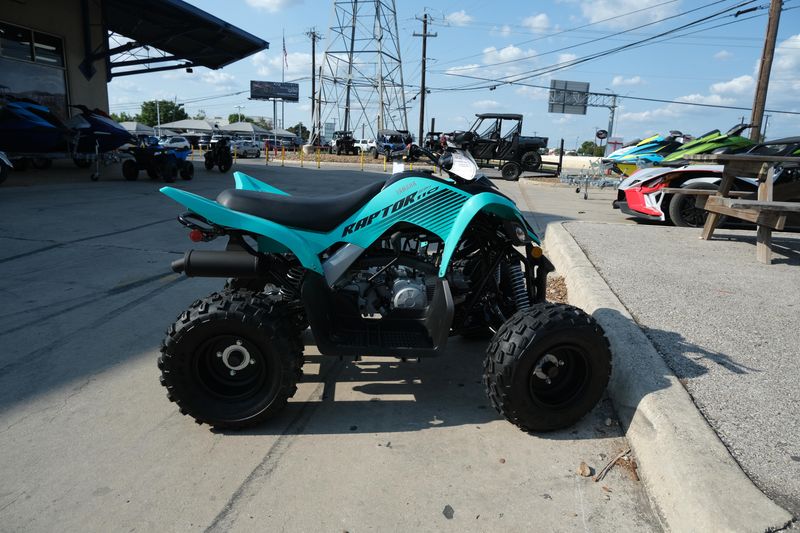 New 2025 Yamaha RAPTOR 110 TEAL Image 2