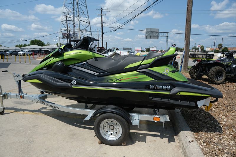 2024 Yamaha WAVERUNNER FX CRUISER SVHO WITH AUDIO BLACK AND ACID GREEN Image 11