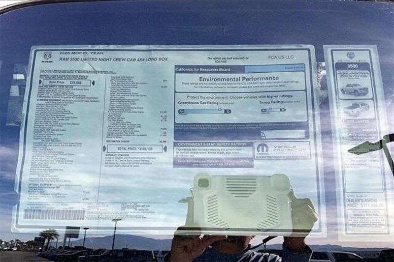 New 2026 RAM 3500 Limited Crew Cab 4x4 8