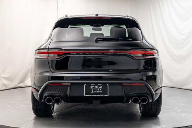 2024 Porsche Macan  in a Black exterior color and Black/Mojave Beigeinterior. Lotus Manhattan 347-395-5714 lotusmanhattan.com 