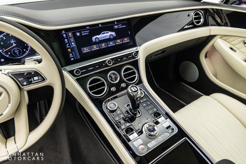 2024 Bentley Continental GT Azure V8 in a Onyx Metallic exterior color and Linen & Belugainterior. Lotus Manhattan 347-395-5714 lotusmanhattan.com 