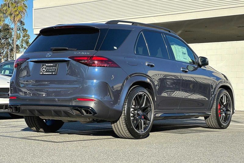 2024 Mercedes-Benz GLE-Class GLEGLE 63 S AMG in a TWILIGHT BLUE exterior color and AMG BAHIA BROWNinterior. SHELLY AUTOMOTIVE shellyautomotive.com 