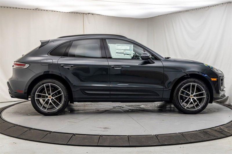 2024 Porsche Macan  in a Volcano Grey Metallic exterior color and Blackinterior. Lotus Manhattan 347-395-5714 lotusmanhattan.com 