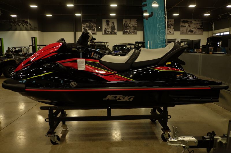 2024 KAWASAKI JET SKI ULTRA 160LX  in a BLACK/RED exterior color. Family PowerSports (877) 886-1997 familypowersports.com 