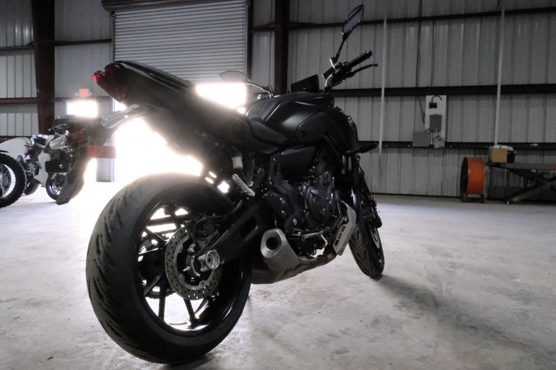 2024 YAMAHA MT07 MATTE RAVEN BLACK in a MATTE RAVEN BLACK exterior color. Family PowerSports (877) 886-1997 familypowersports.com 