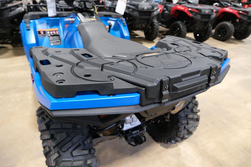 2025 POLARIS SPORTSMAN 570 TRAIL ELECTRIC BLUE in a ELECTRIC BLUE exterior color. Family PowerSports (877) 886-1997 familypowersports.com 