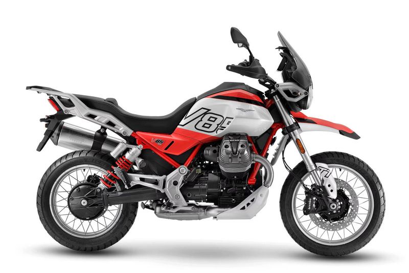 2025 Moto Guzzi V85 TT Rosso FujiImage 1
