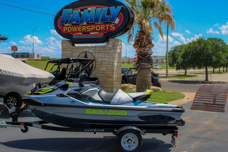 2025 SEADOO RXPX 325 WITH SOUND SYSTEM ICE METAL AND MANTA GREEN Image 1