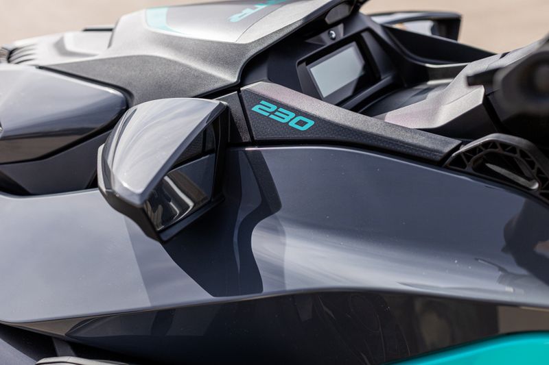 2024 SEADOO PWC GTR 230 AUD BK IBR 24  in a BLACK-BLUE exterior color. Family PowerSports (877) 886-1997 familypowersports.com 