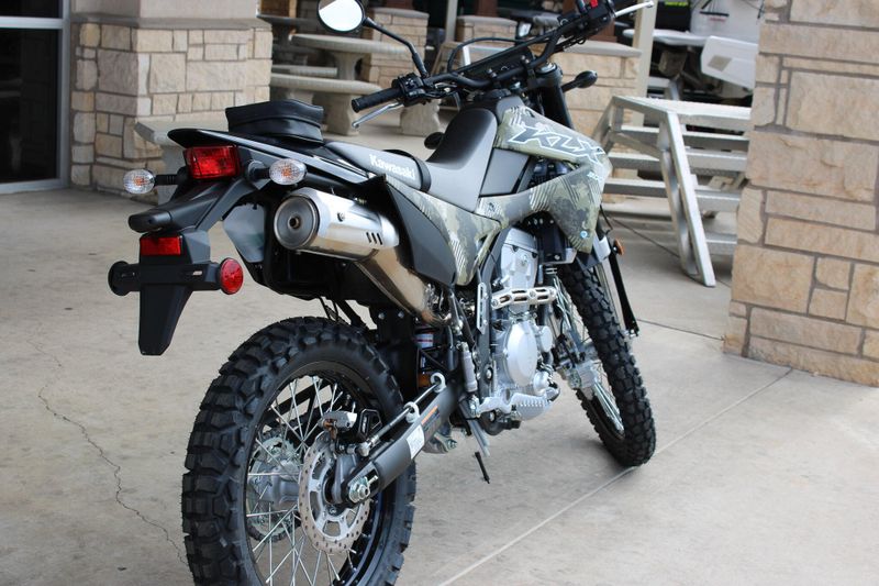 New 2026 Kawasaki KLX300 CYPHER CAMO BEIGE AND EBONY Image 10