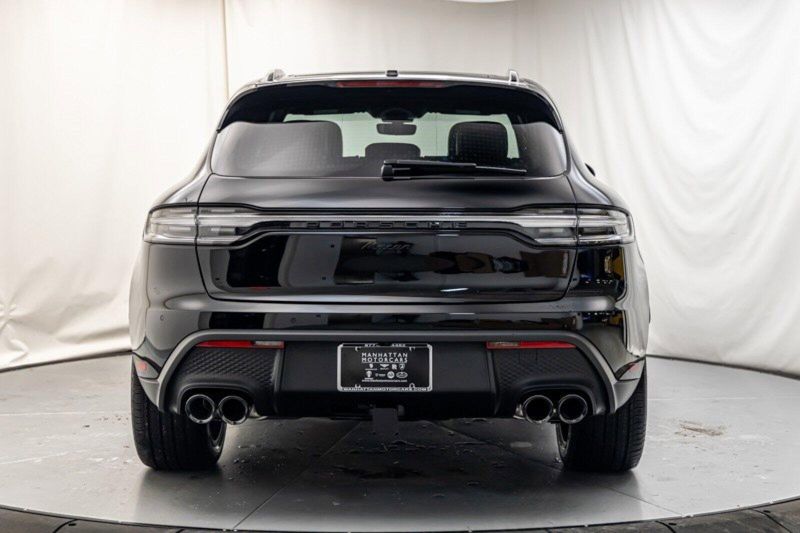 2024 Porsche Macan  in a Black exterior color and Blackinterior. Lotus Manhattan 347-395-5714 lotusmanhattan.com 