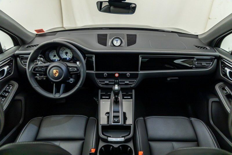 2024 Porsche Macan T in a Black exterior color and Black w/Chalk Stitchinginterior. Lotus Manhattan 347-395-5714 lotusmanhattan.com 