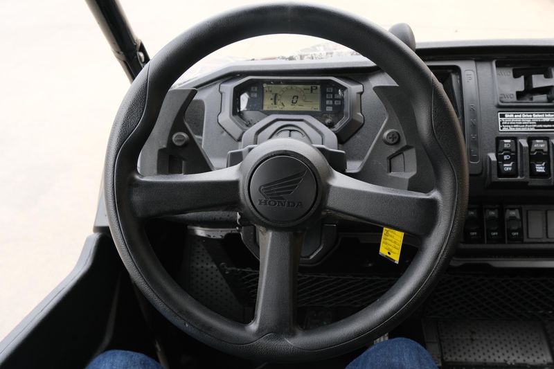 NEW 2025 HONDA PIONEER 10006 DELUXE CREW  in a TRUETIMBER ATERA CAMO exterior color. Family PowerSports (877) 886-1997 familypowersports.com 